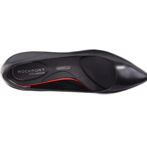 Rockport Total Motion‎ Kalila Pumps Black Leather US Women's Size 8.5 New - Picture 5 of 8